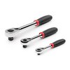 Tekton 1/4, 3/8, 1/2 Inch Drive Quick-Release Comfort Grip Ratchet Set (3-Piece) SRH91101